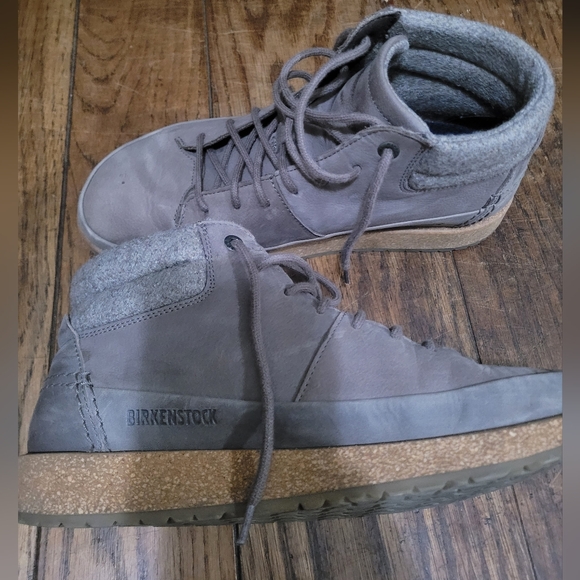 Birkenstock Gray Suede High-Top Sneakers – 40L - Picture 4 of 5